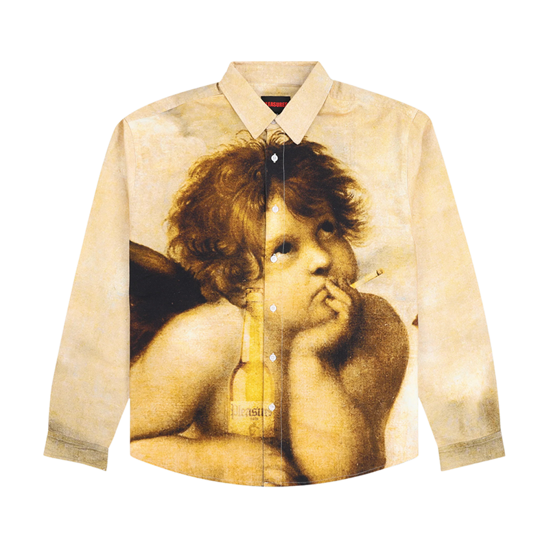 Pleasures Cherub Button Up-Multi-P25F034