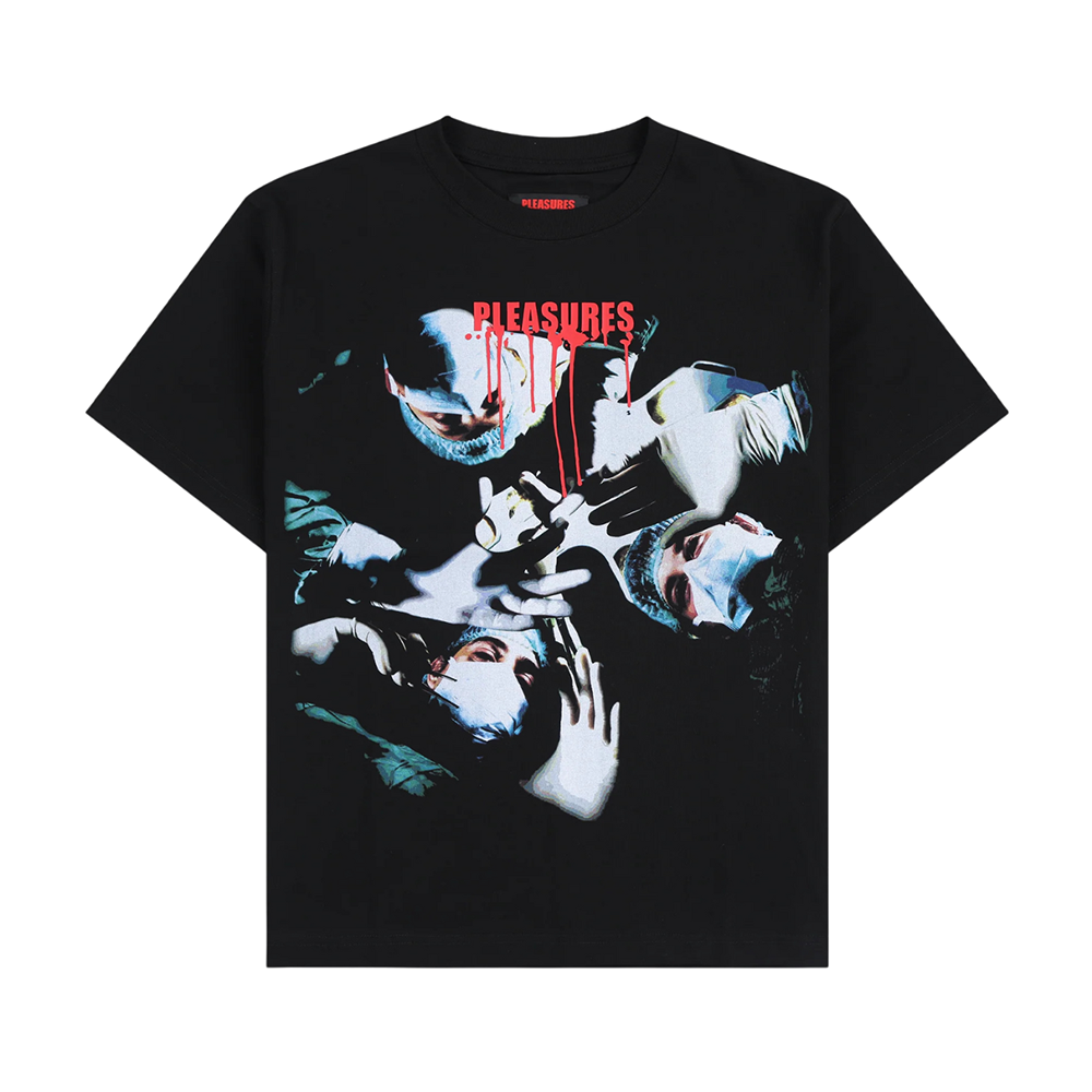 Pleasures Autopsy Heavyweight Shirt-Black-P25F044