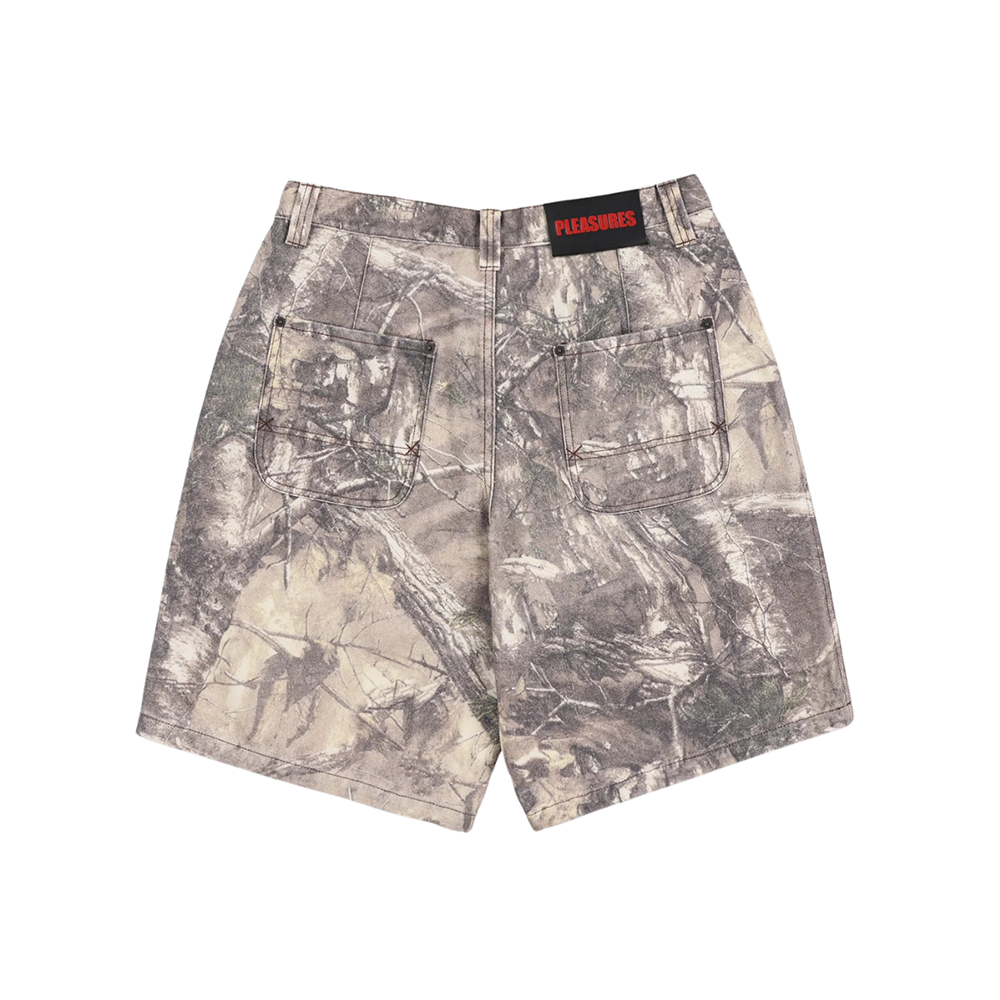 Pleasures Hunt Canvas Jorts-Camo-P25F056