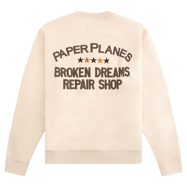 Paper Planes Broken Dreams Repair Shop  Crew -Cream- 300407