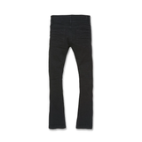 Kids Jordan Craig Stacked Tribeca Twill Pants -Black-JTF990RK