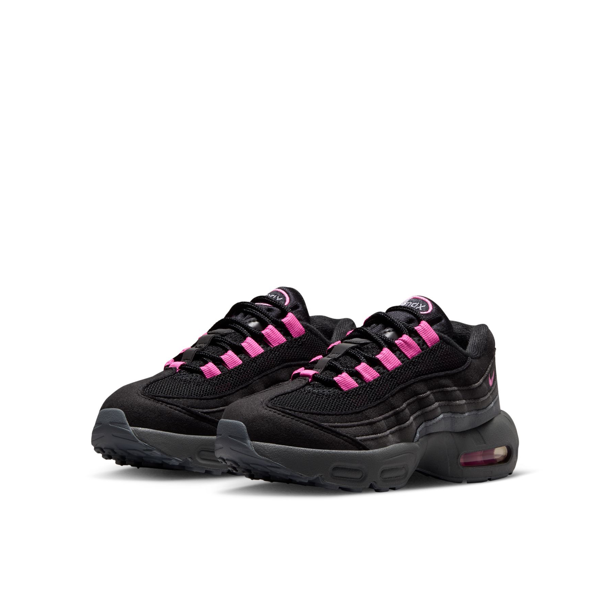 Preschool Nike Air Max 95 S "Black/Playful Pink" - 905461-014