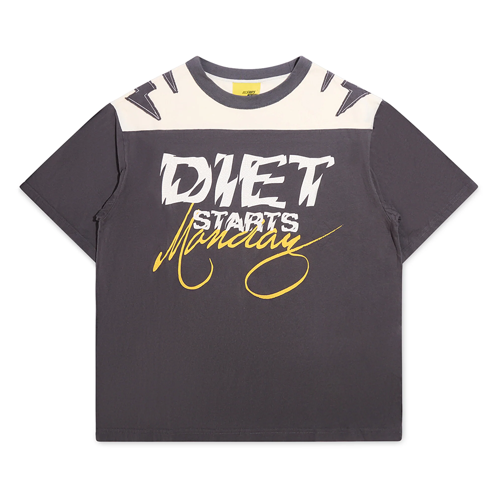 Diet Starts Monday Yoke Tee-Vintage Black-DSM-FA25-032