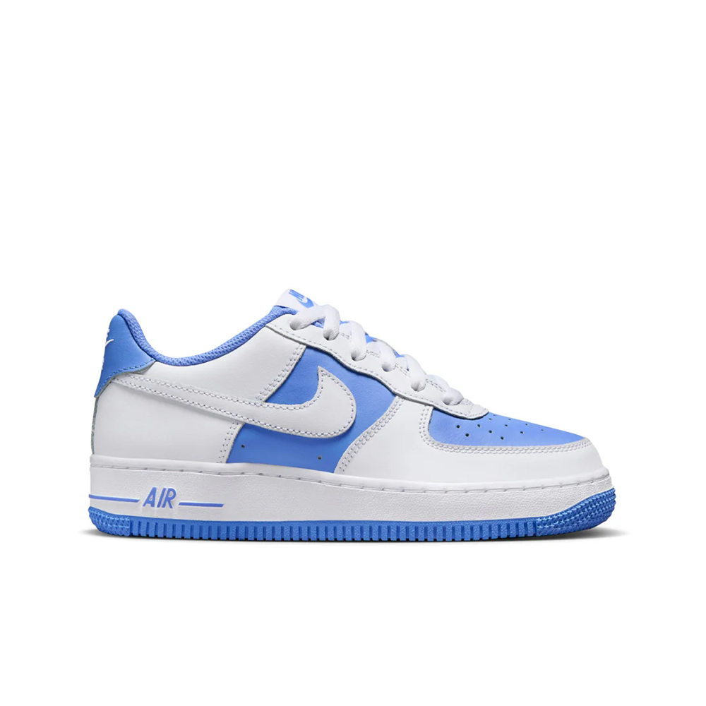 Grade School Nike Air Force 1 BG 'White/Royal Pulse' - HV0936-100