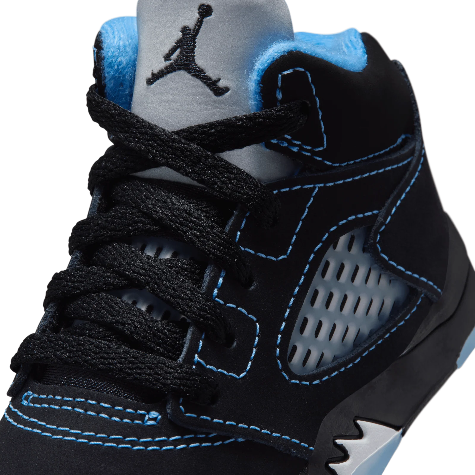 Toddler Jordan 5 Retro 'Black University Blue' - 440890-008