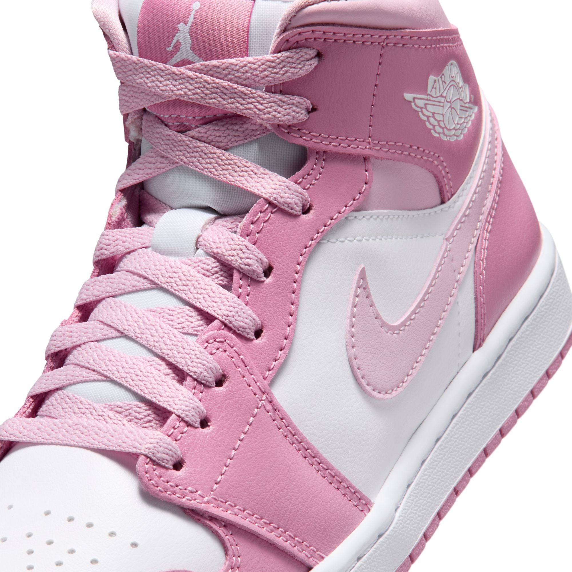 Women's Air Jordan 1 Mid Women's 'Iced Carmine' - BQ6472-605