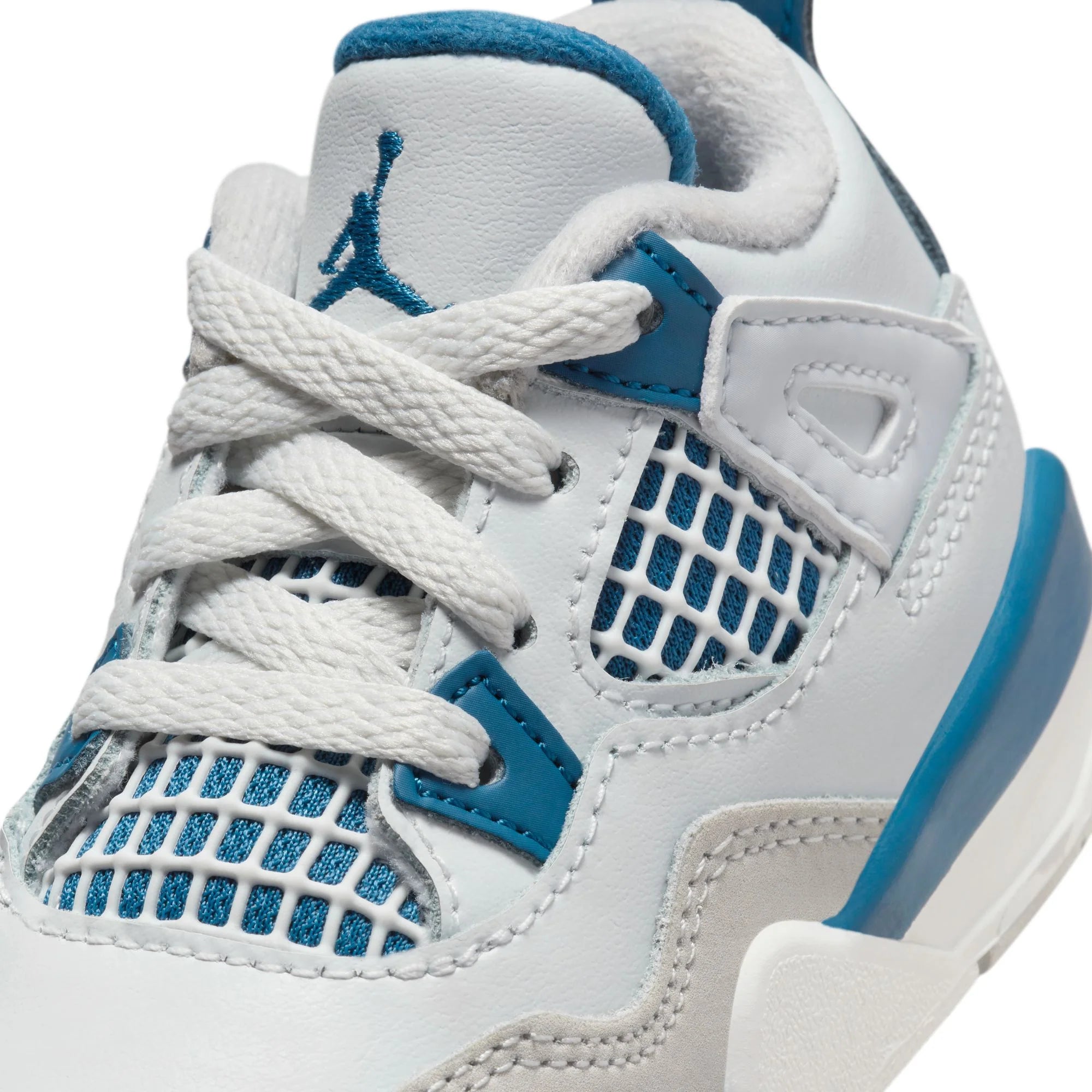 Toddler Air Jordan 4 Retro 'Military Blue' -BQ7670-141