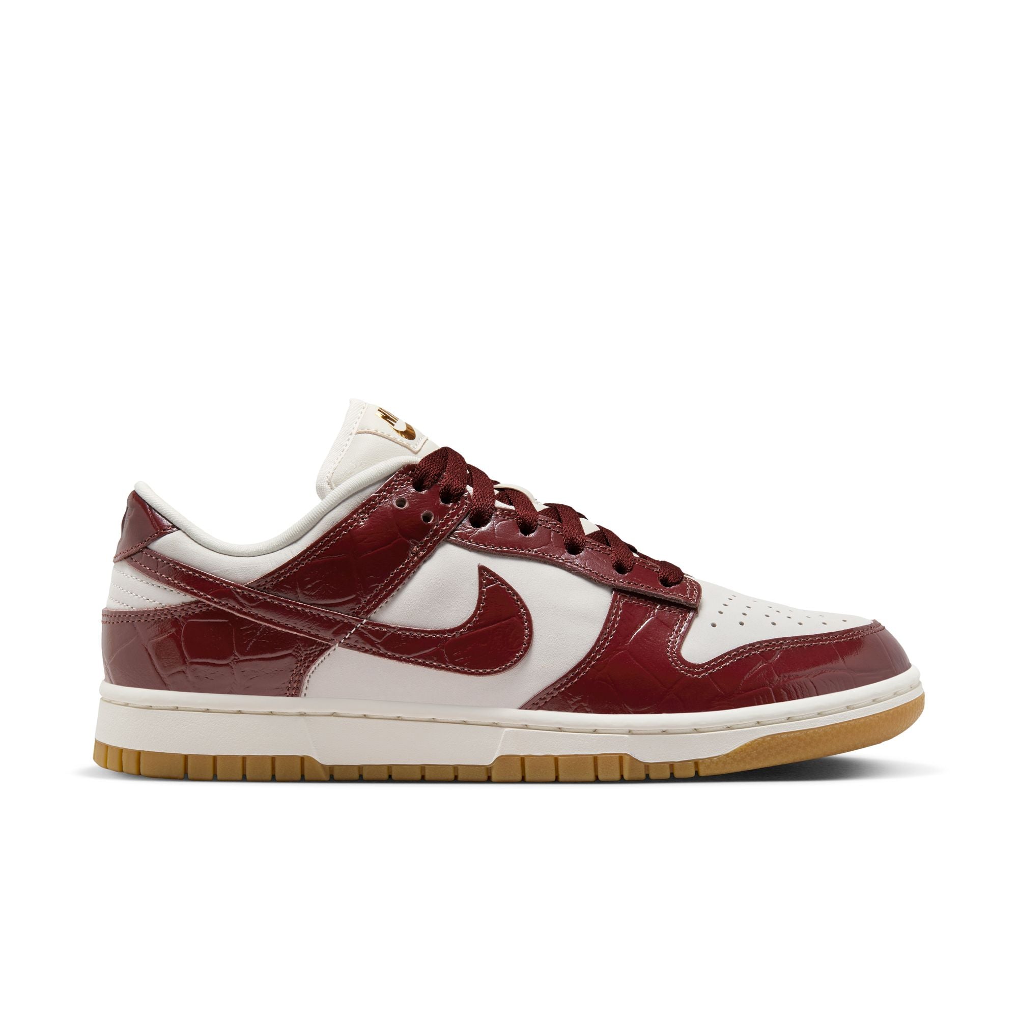 Women's Nike Dunk Low Lx - 'Team Red Croc'- Fj2260-004
