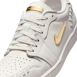 Womens Air Jordan 1 Low Method of Make - 'Sail/metallic Gold-sail'-FN5032-100