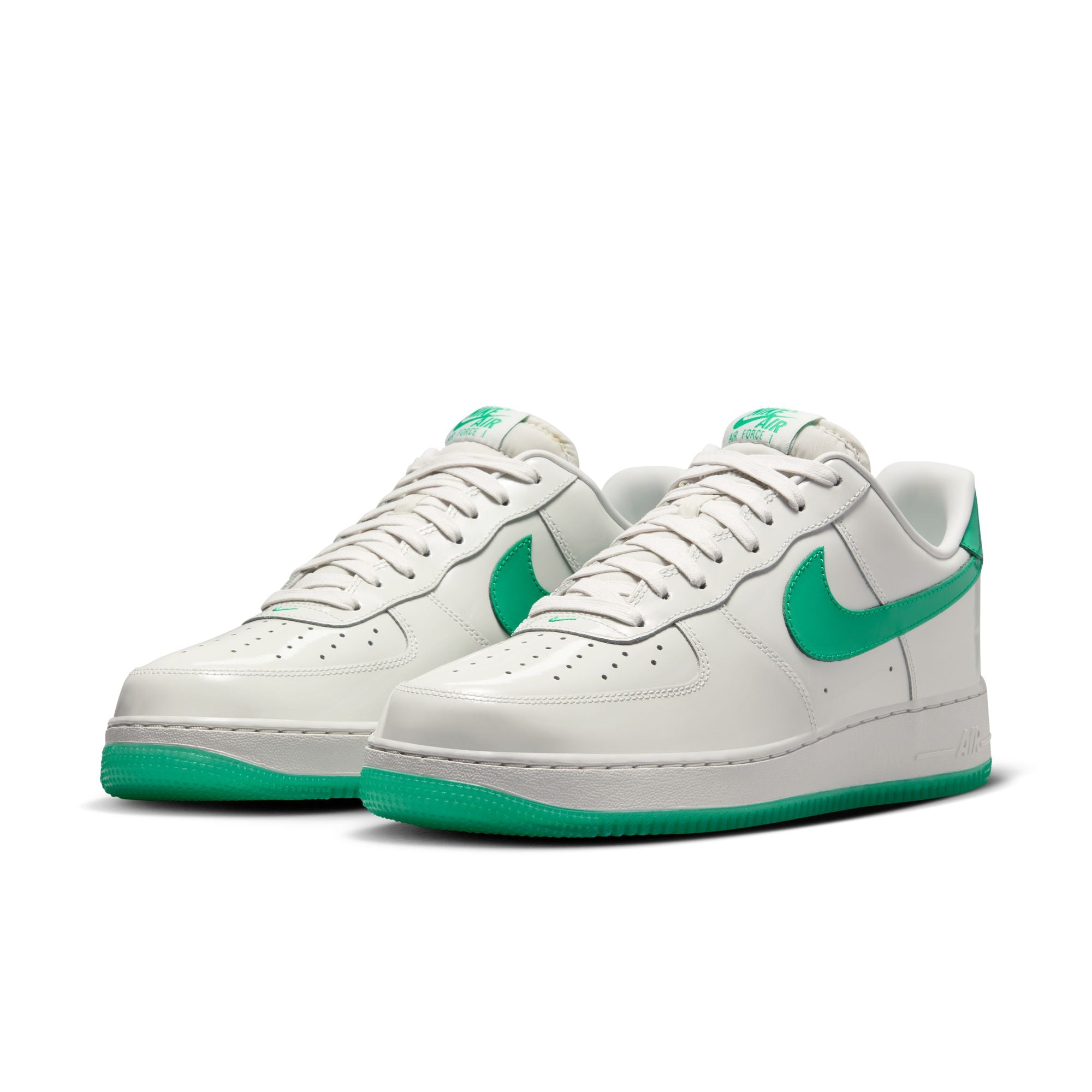 Men's NIKE AIR FORCE 1 07' PREMIUM 'Platinum Tint/Stadium Green' - HF4864-094