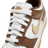 Nike Dunk Low 'White/Metallic Gold White Cacao Wow' - HM3725-171 (GS)