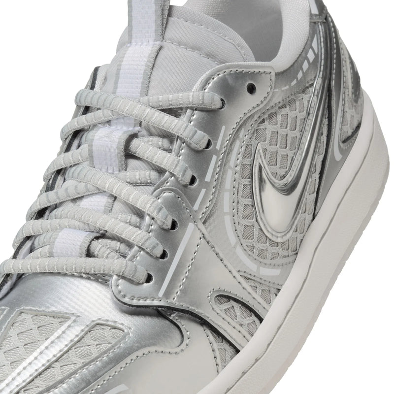 Women's Jordan 1 Low Method of Make 'Metallic Silver' - HQ2186-002