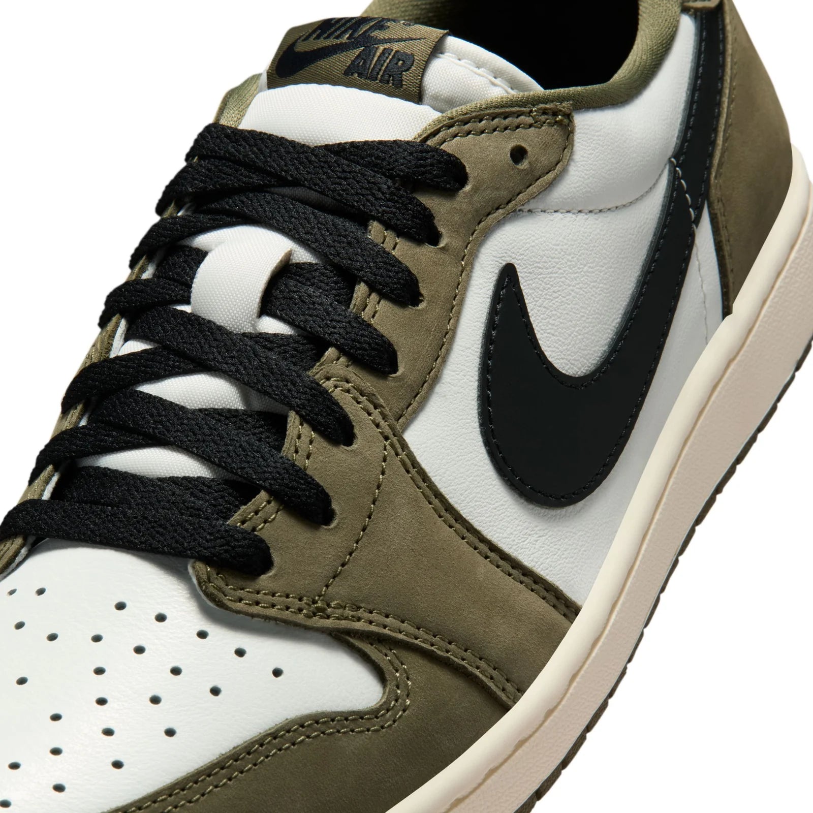 Men's Air Jordan 1 Retro Low OG 'Medium Olive' - HQ6998-200