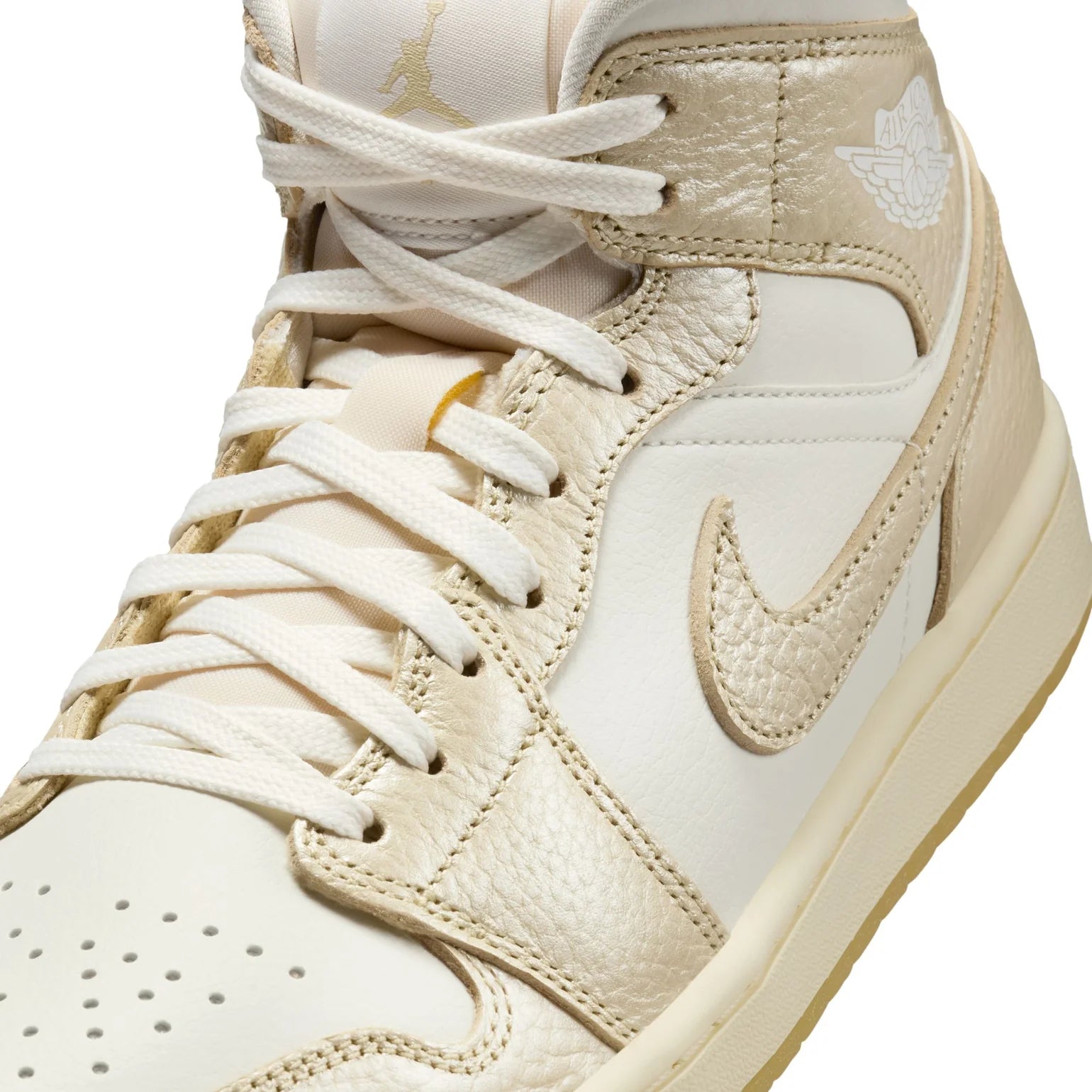 Women's Air Jordan 1 Mid SE 'Metallic Team Gold' - HV5159-100