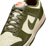 Men's Nike Dunk Low Retro -Coconut Milk/rough Green-electro Orange-IH0245-113