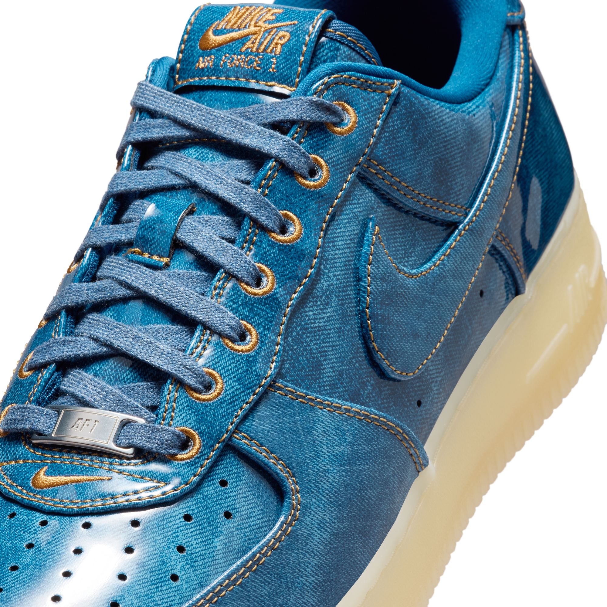 Men's Nike Air Force 1 Retro 'Patent Denim' - IM5757-400