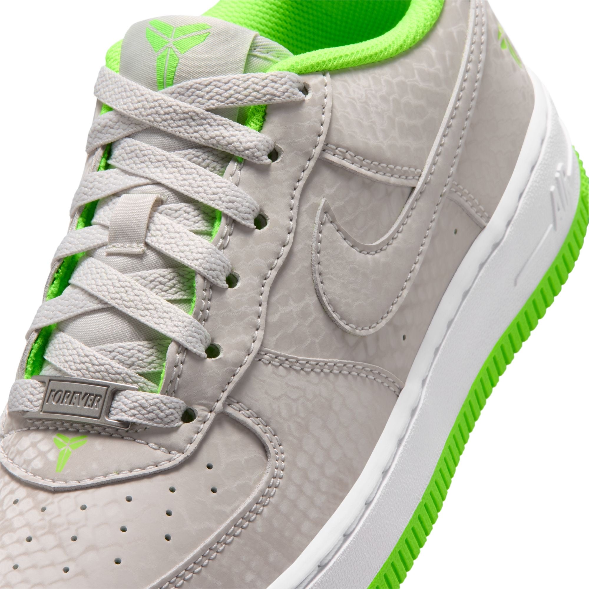 Grade School Nike Kobe Air Force 1 Low 'Electric Green' - IO4610-002