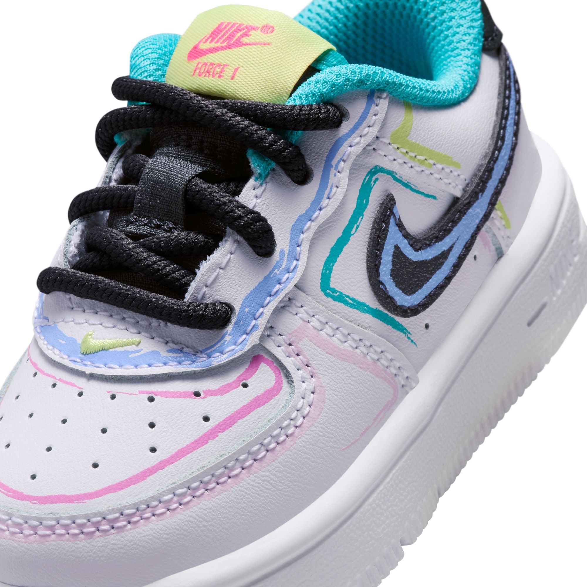 Toddler Nike Air Force 1 Low 'White/Hyper Pink' - IR1822-100