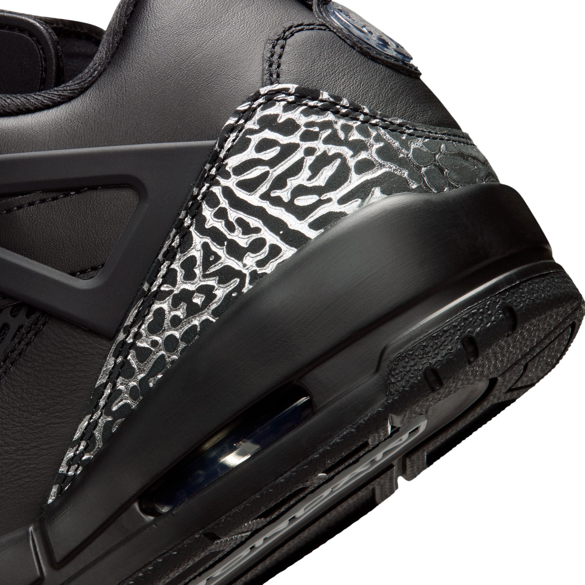 Men's Jordan Spizike Low 'Black Metallic Silver' - IV2417-010