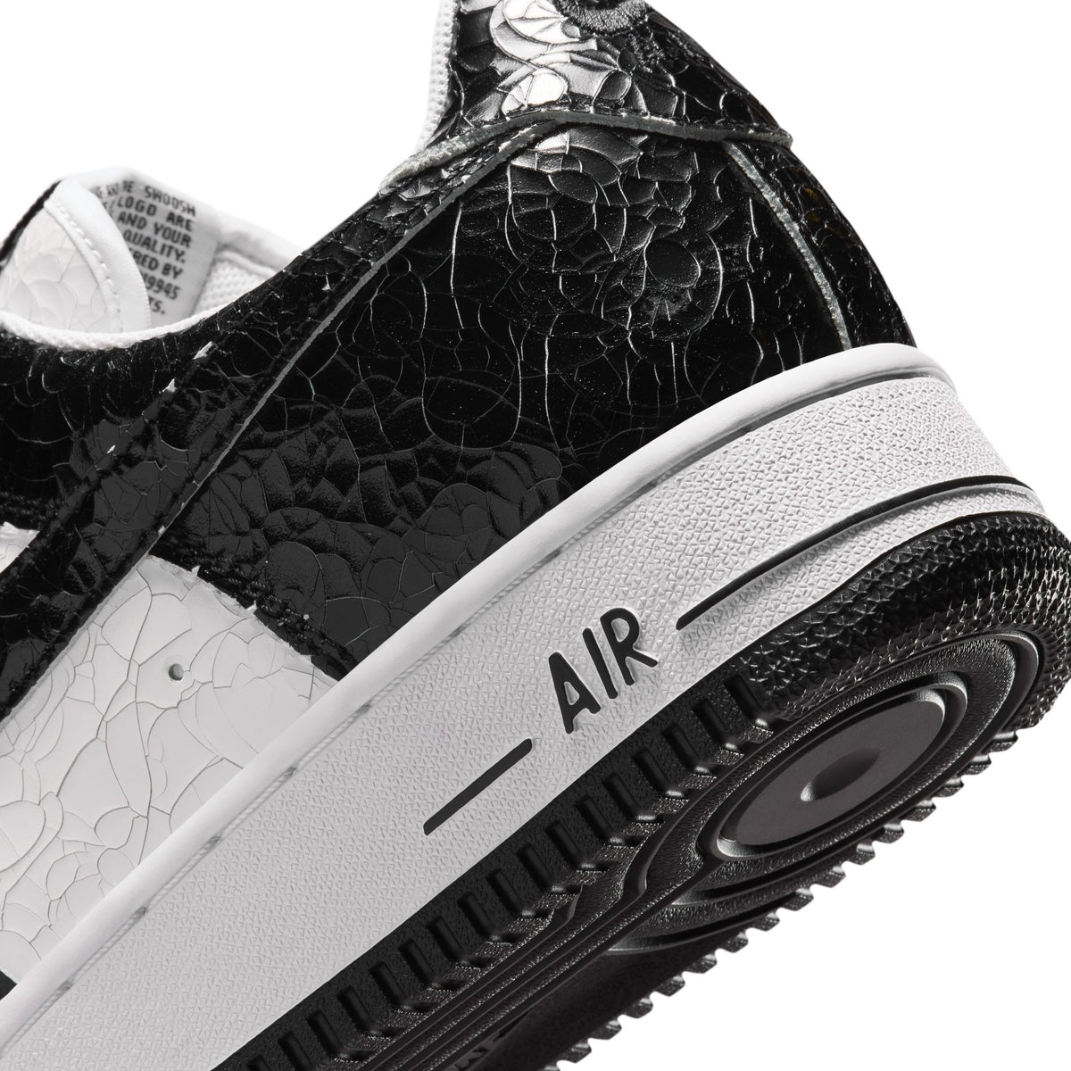 Men's Air Force 1 '01 "Cracked Leather" -Black/White- JA0248-300