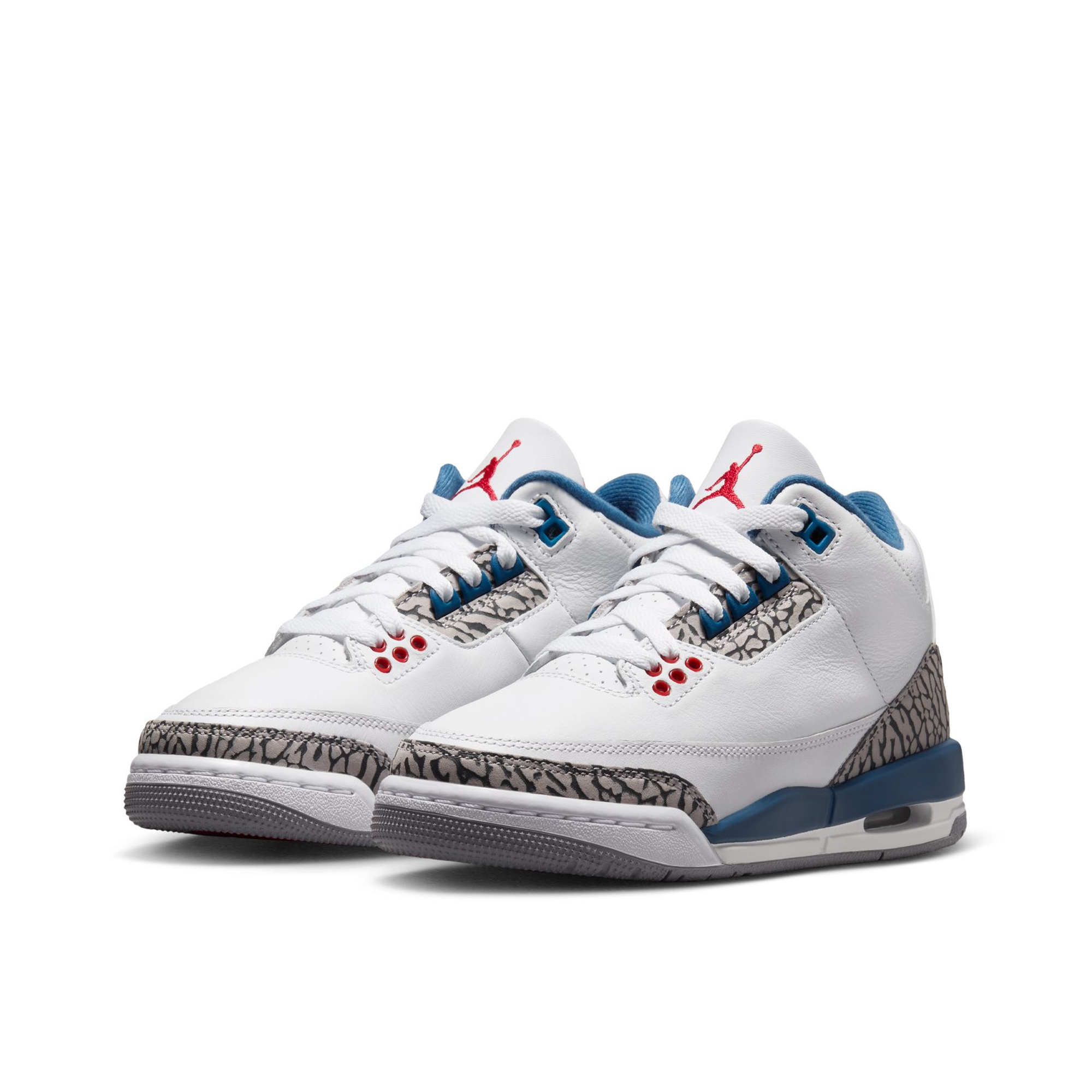 Grade School Air Jordan 3 Retro "True Blue" - DM0967-104