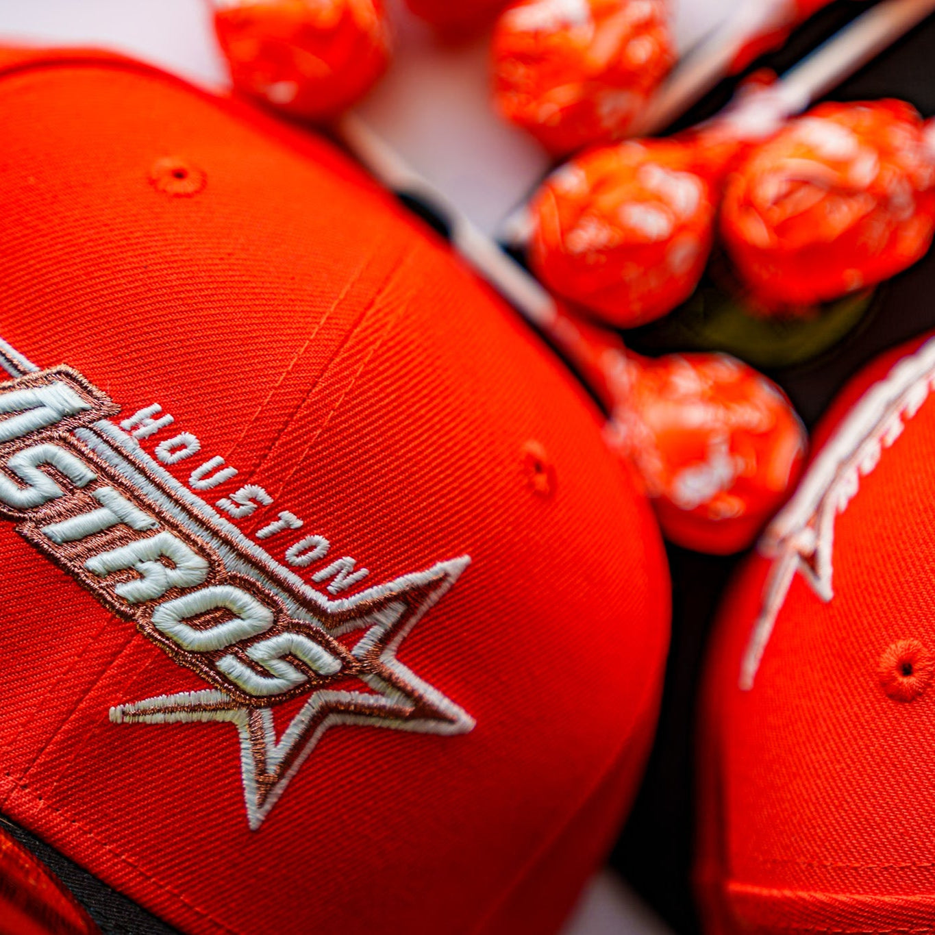 Lee Baron X New Era ' Orange Tootsie Roll' Cap