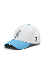 Eastside Golf Five Panel Hat - White/Clear Sky -EGMH7009