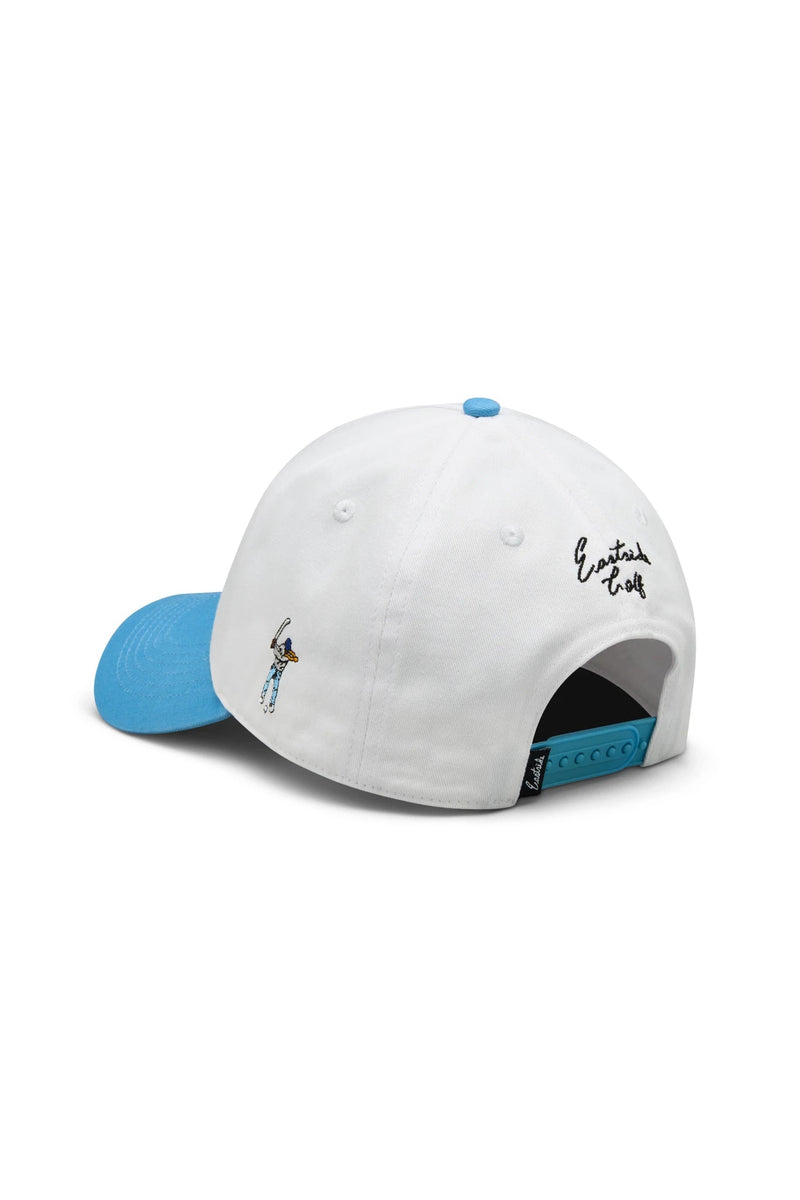 Eastside Golf Five Panel Hat - White/Clear Sky -EGMH7009