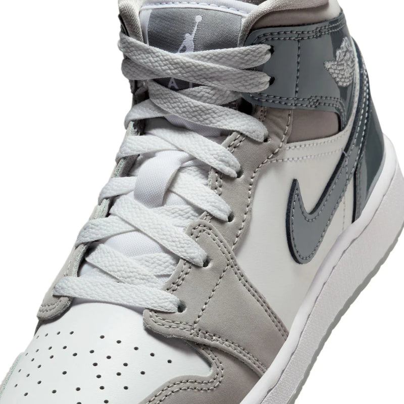 Air Jordan 1 Mid SE 'Cool Grey' - HF3193-100 (GS)