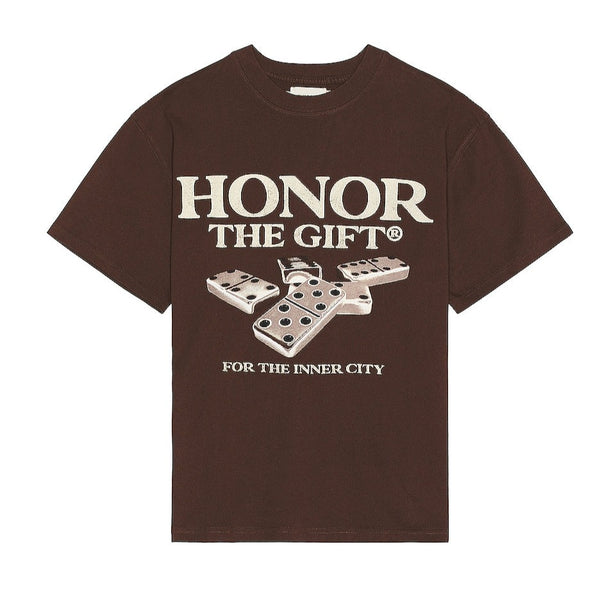 Honor The Gift Dominos Tee-Brown-Htg230346