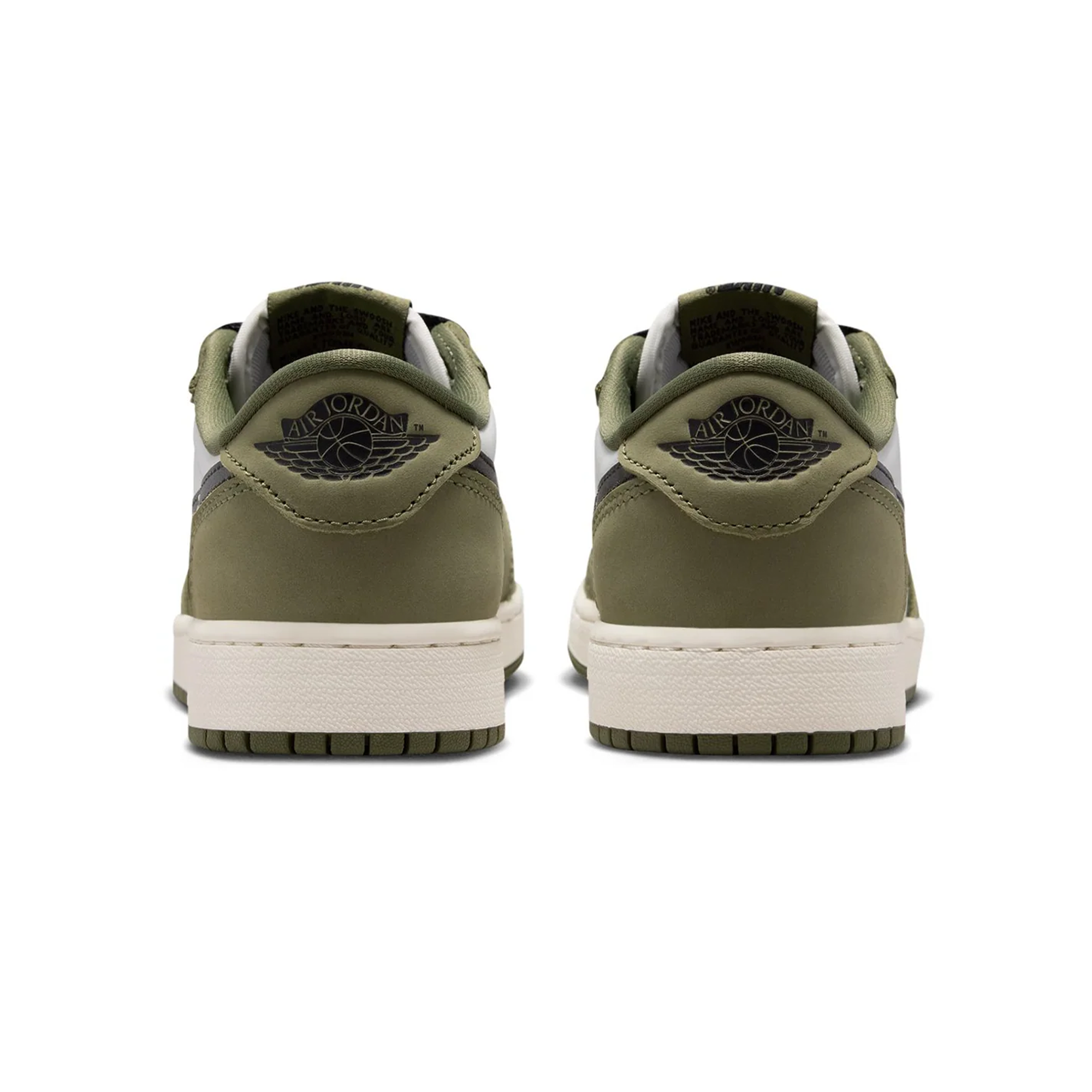 Grade School Air Jordan 1 Retro Low OG 'Medium Olive' - HQ6999-200