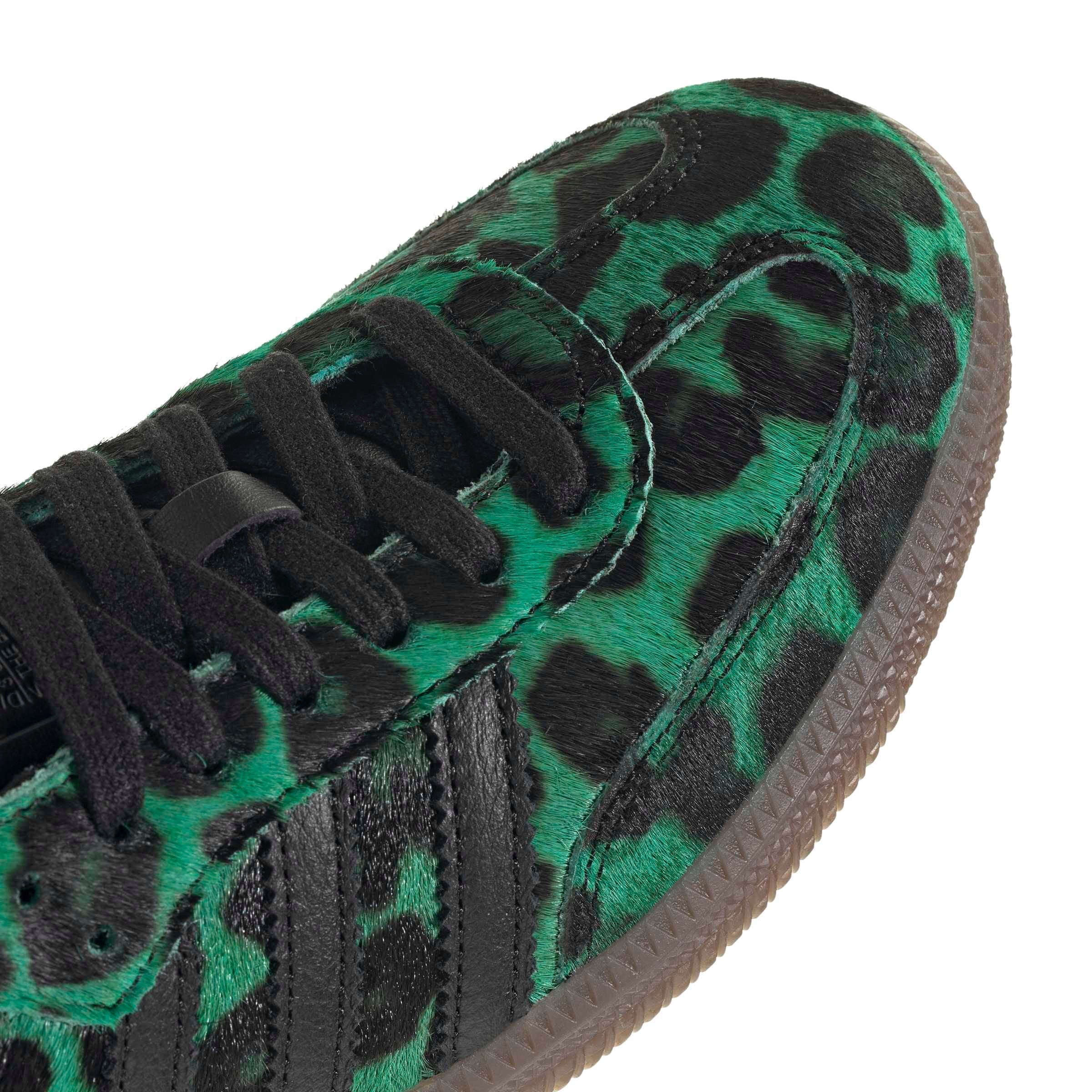 adidas gazelle silver green womens Women's Adidas Samba OG 'Semi Screaming Green Core Black Gold'