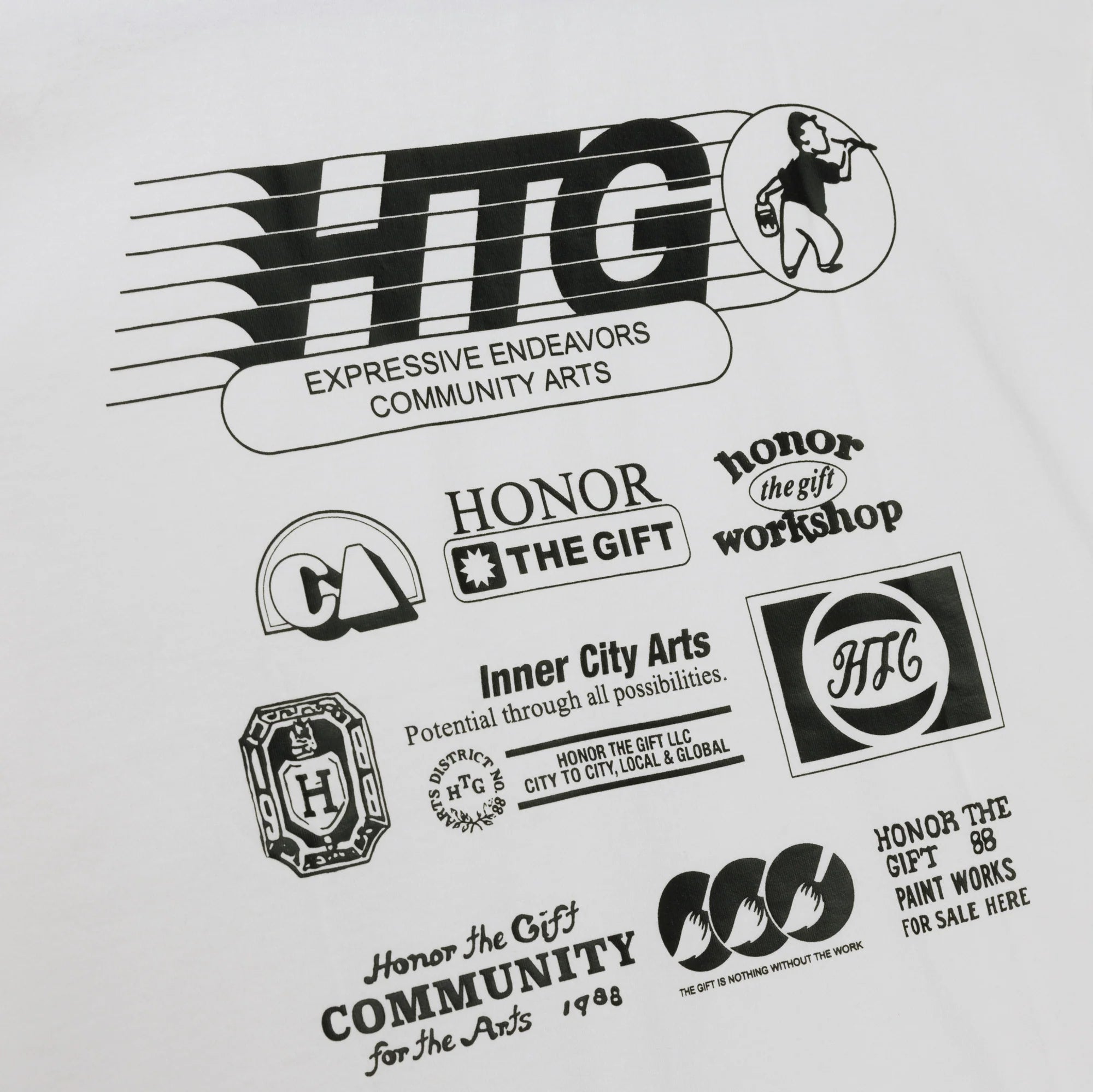Honor The Gift Paint Works Shirt - Bone - HTG250394