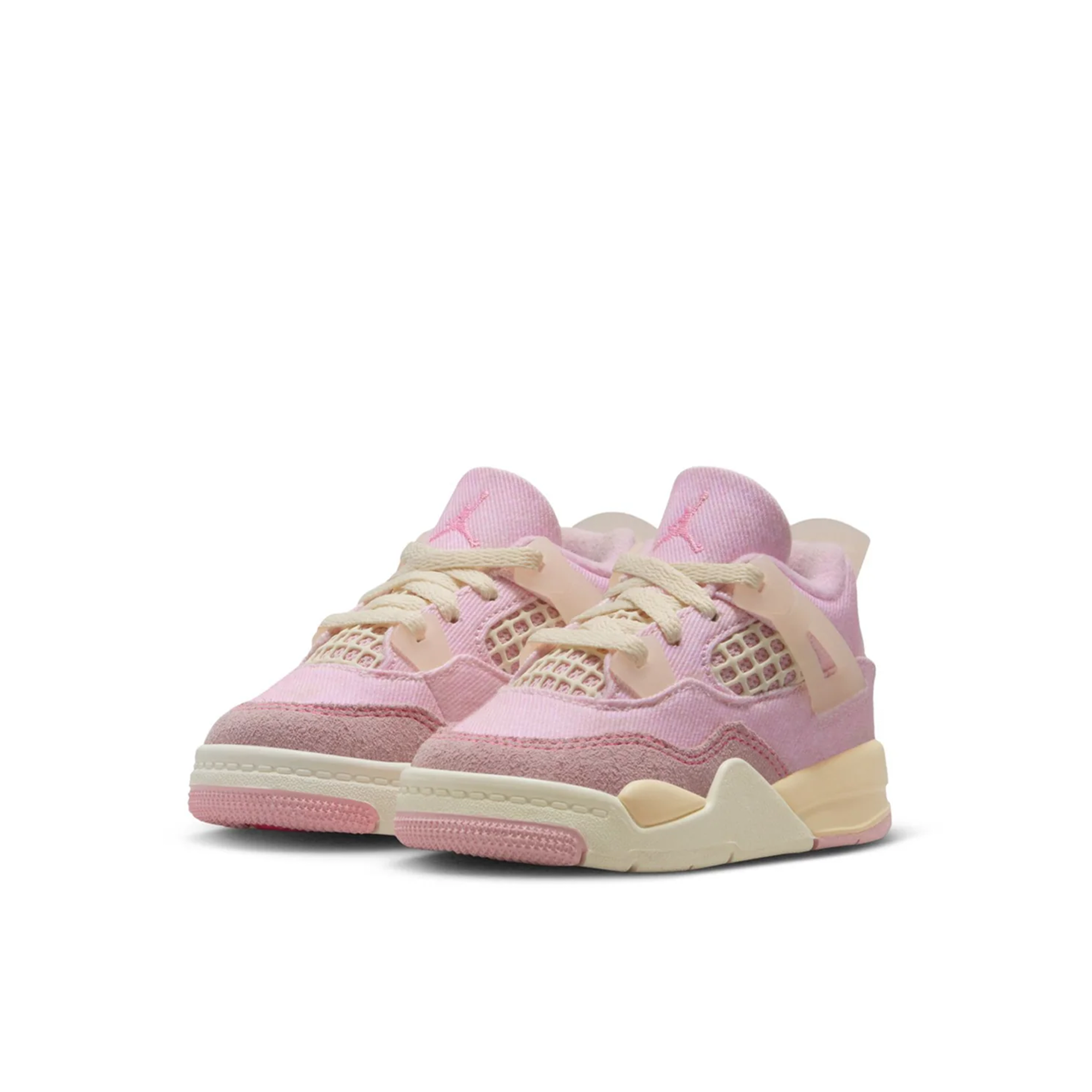 Toddler Jordan 4 Retro Tex 'Iced Carmine' - IB6714-600