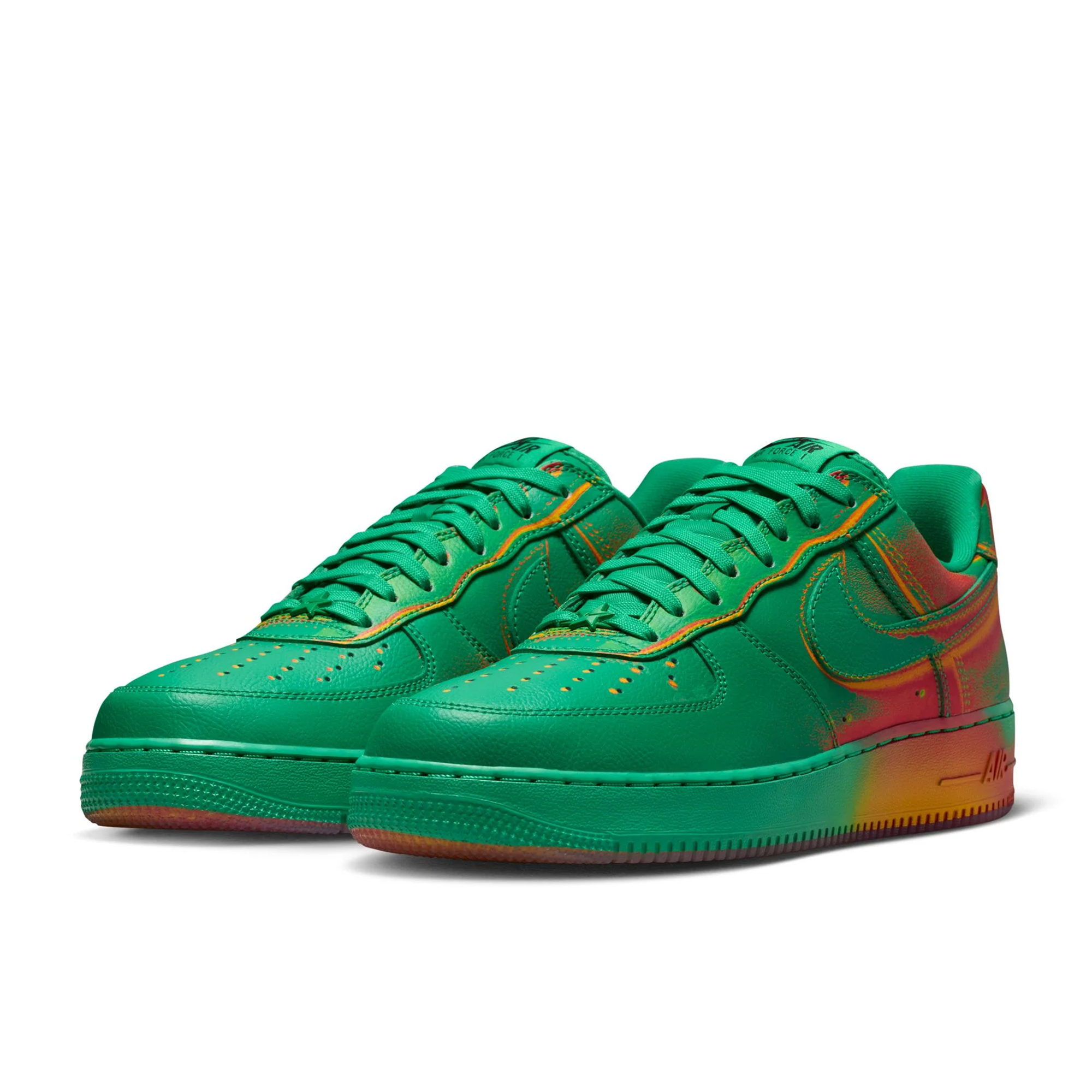 Men's Nike Air Force 1 Low 'Stadium Green/Laser Orange' - IB6834-300