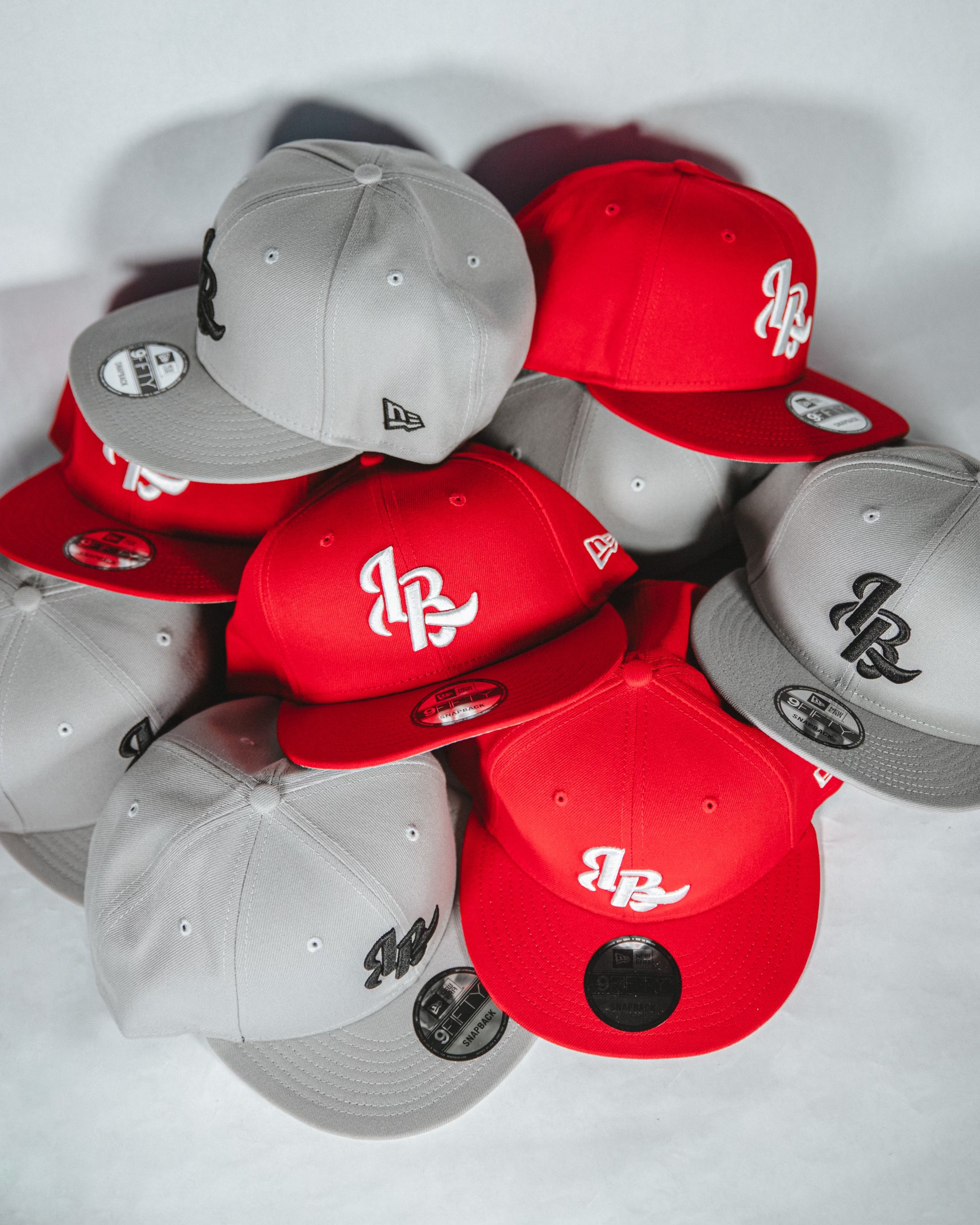 Lee Baron X New Era 9Fifty Snapback Hat-Gray