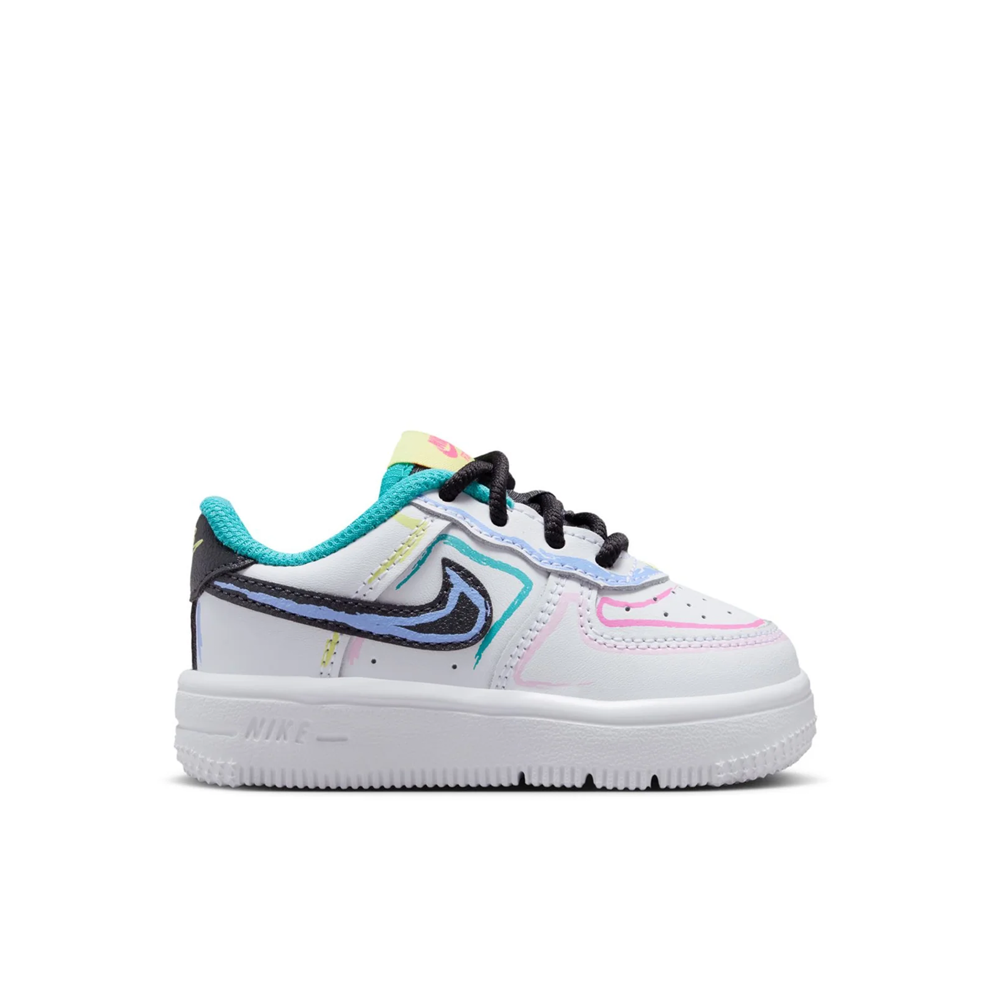 Toddler Nike Air Force 1 Low 'White/Hyper Pink' - IR1822-100