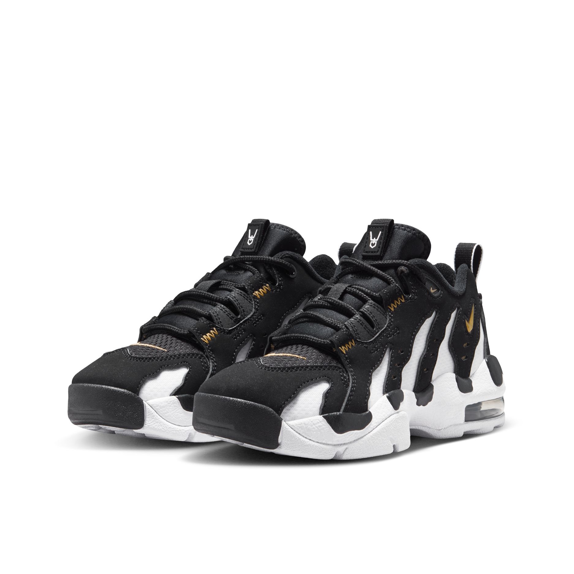 Grade School Nike Air DT Max '96 Low 'Black/Metallic Gold' - IR4714-001