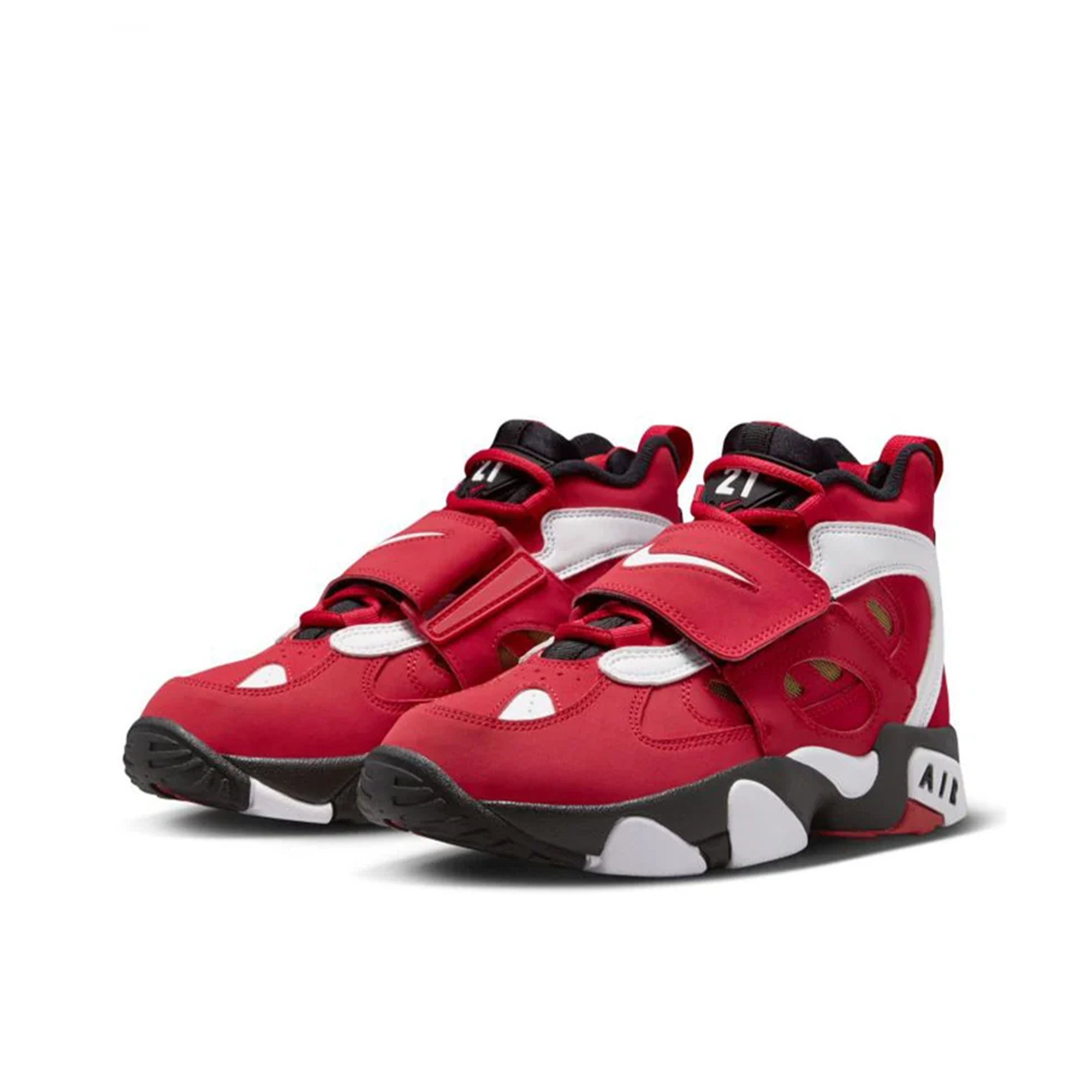 Grade School Nike Air Diamond Turf II 'Fire Red' - IR4727-600