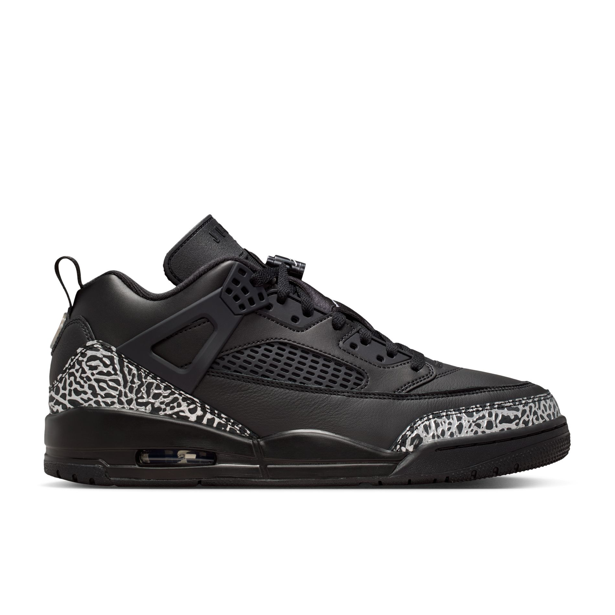 Men's Jordan Spizike Low 'Black Metallic Silver' - IV2417-010