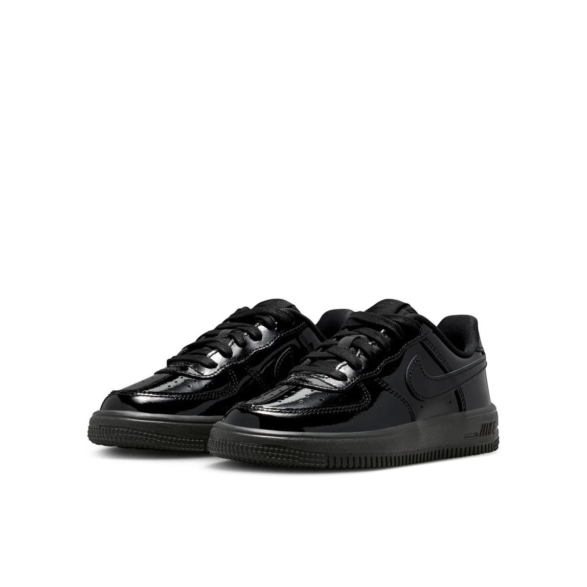Preschool Nike Force 1 Low BP Lace 'Black' - IV2449-010