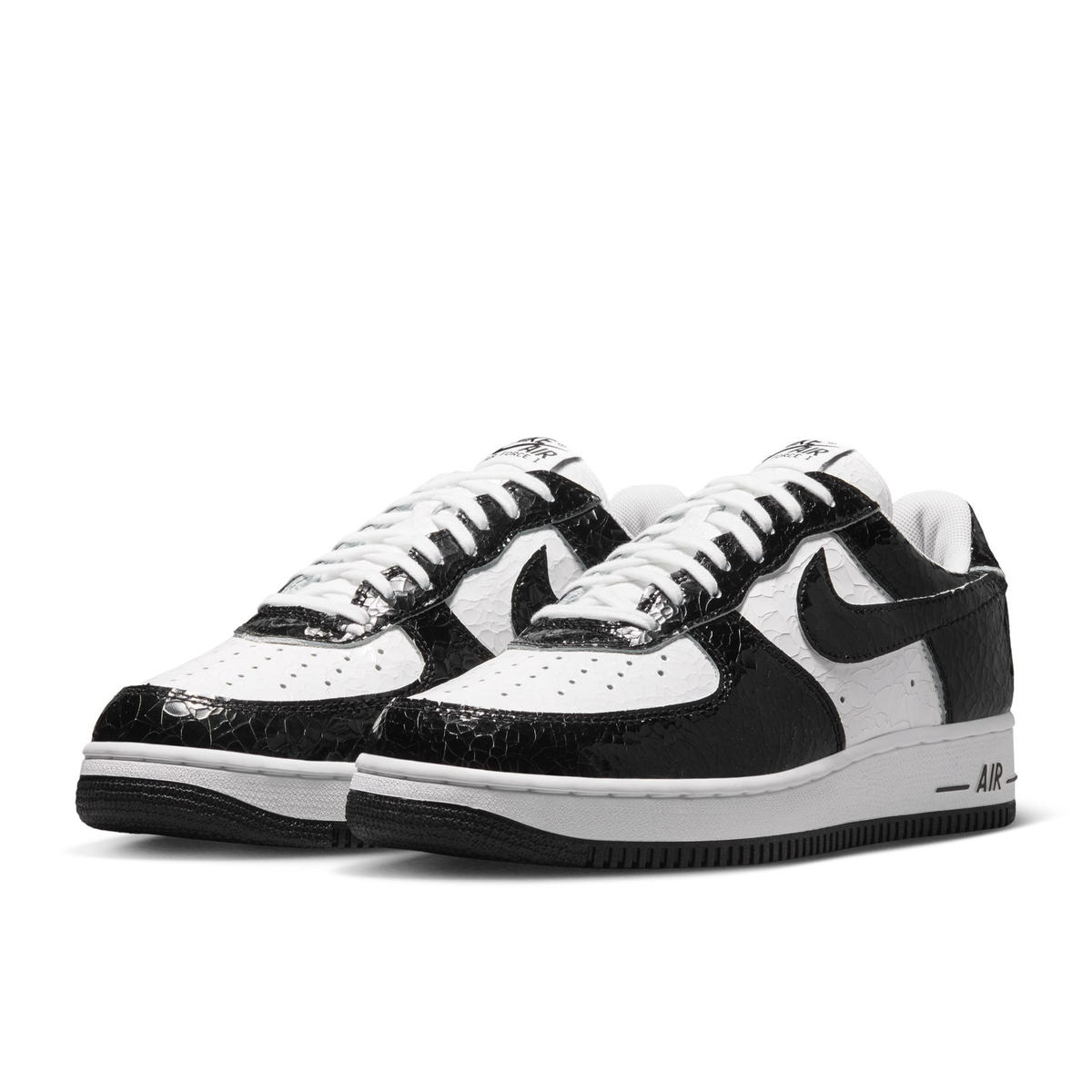 Men's Air Force 1 '01 "Cracked Leather" -Black/White- JA0248-300