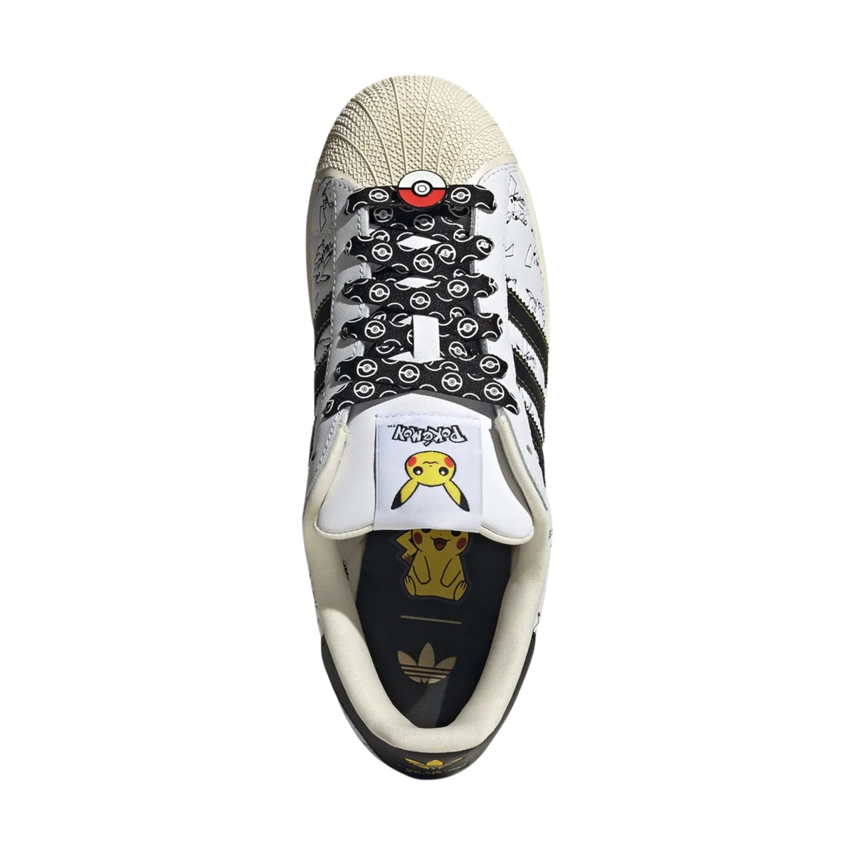 Men's Adidas X Pokemon Superstar II 'FTWWHT/CBLAC' - KI2857