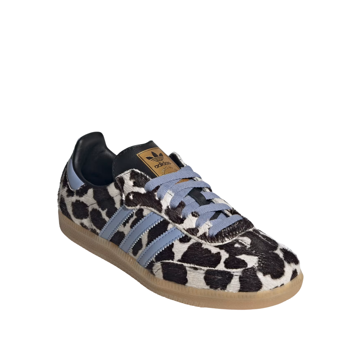 Women's Adidas Samba OG 'Cow Print Chalk Blue' - KJ7448