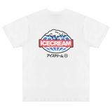 ICE CREAM COLD WORLD SS TEE-WHITE-431-7207