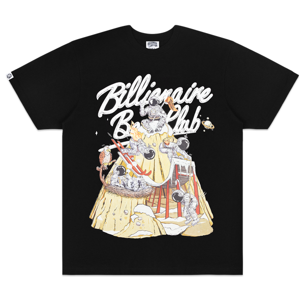 Billionaire Boys Club-Bb Space Mountain Ss Knit-Black-831-7307