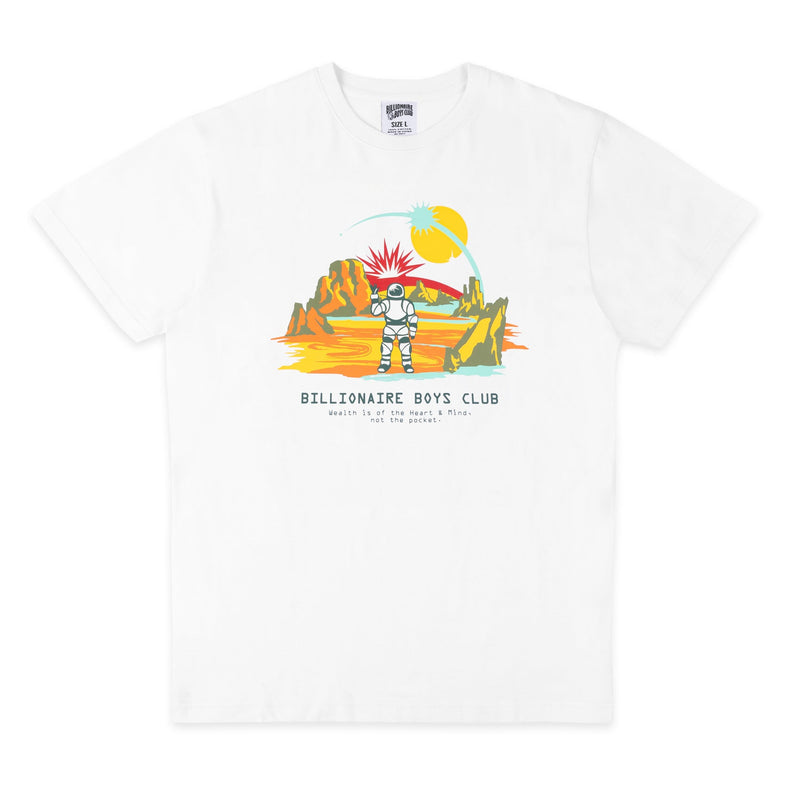 BILLIONAIRE BOYS CLUB-SOLAR SS TEE-WHITE-831-3202