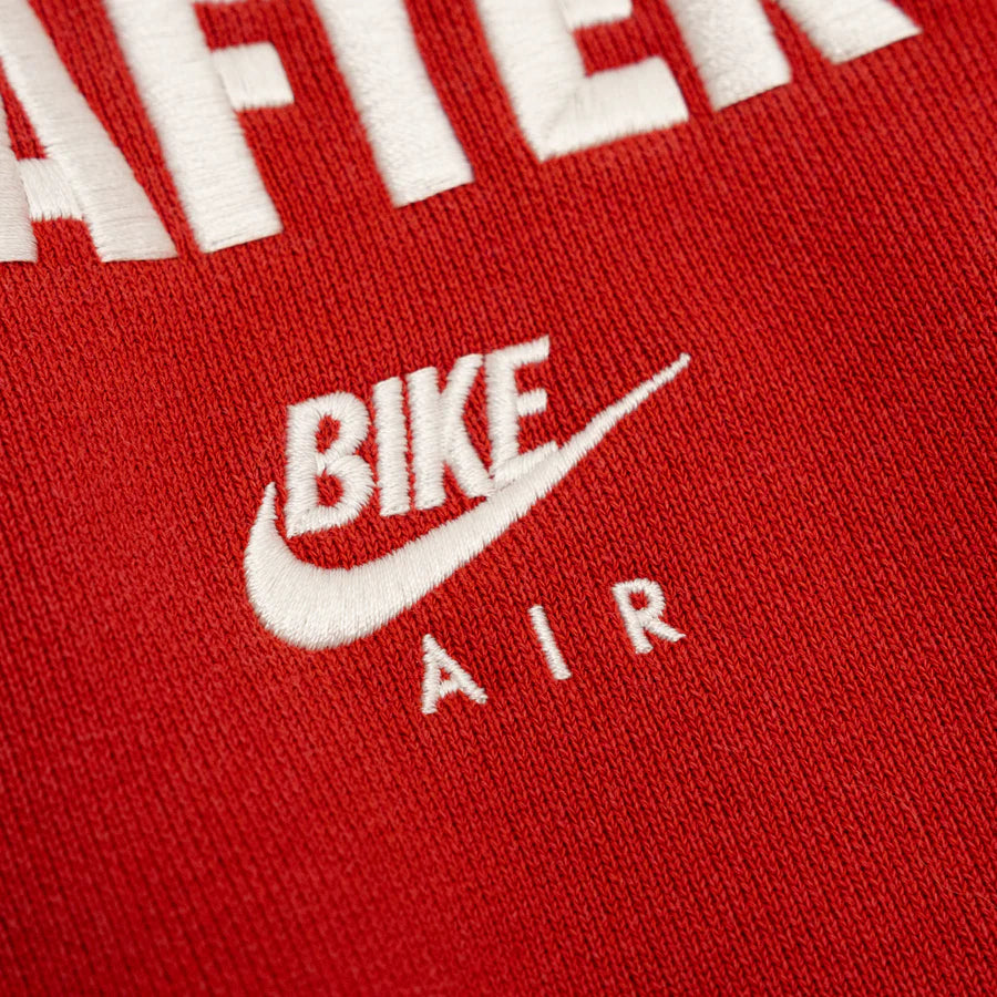 Jordan BIKE AIR X Nigel Sylvester Fleece Crew-Neck Sweatshirt-Red - IQ8154-671