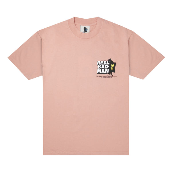 Real Bad Man Classic Ss Tee- Coral-Rbm1302701