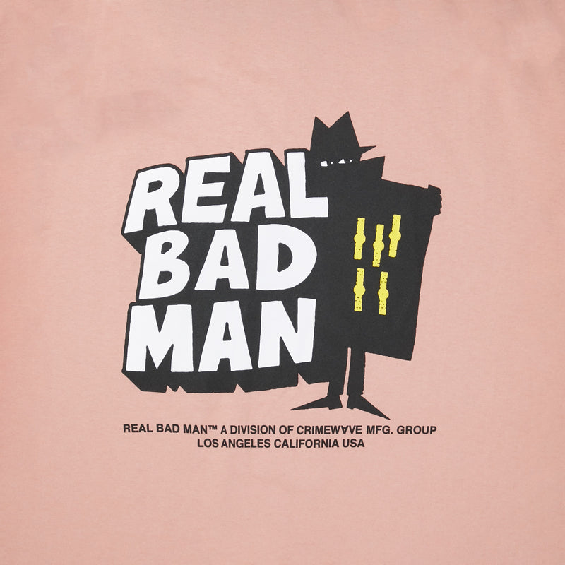 Real Bad Man Classic Ss Tee- Coral-Rbm1302701